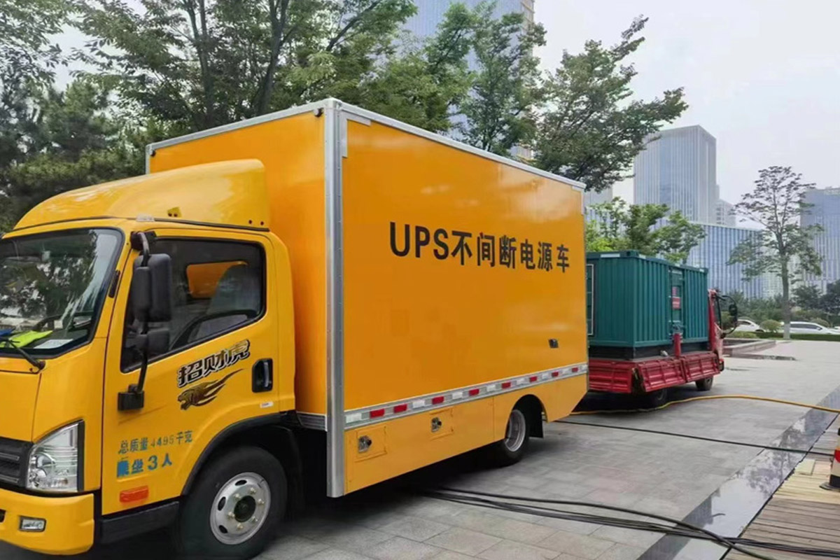 景德镇发电机租赁施工现场