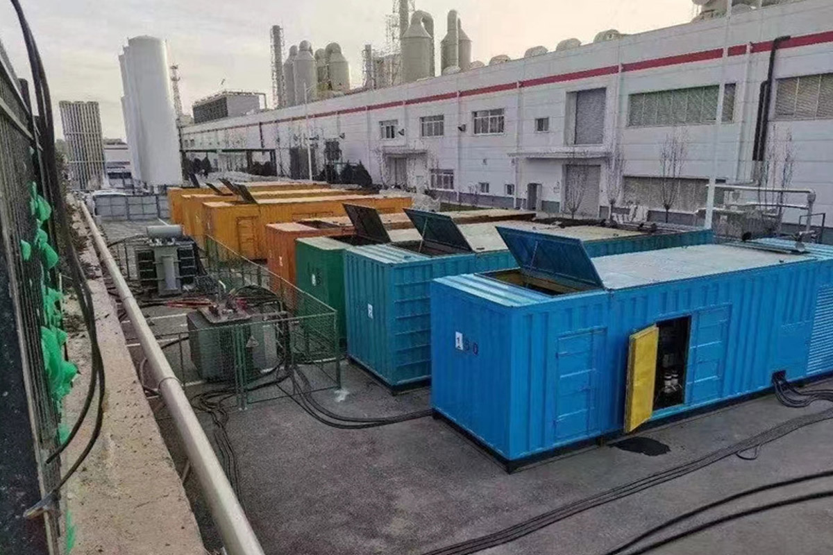 景德镇发电机租赁施工现场